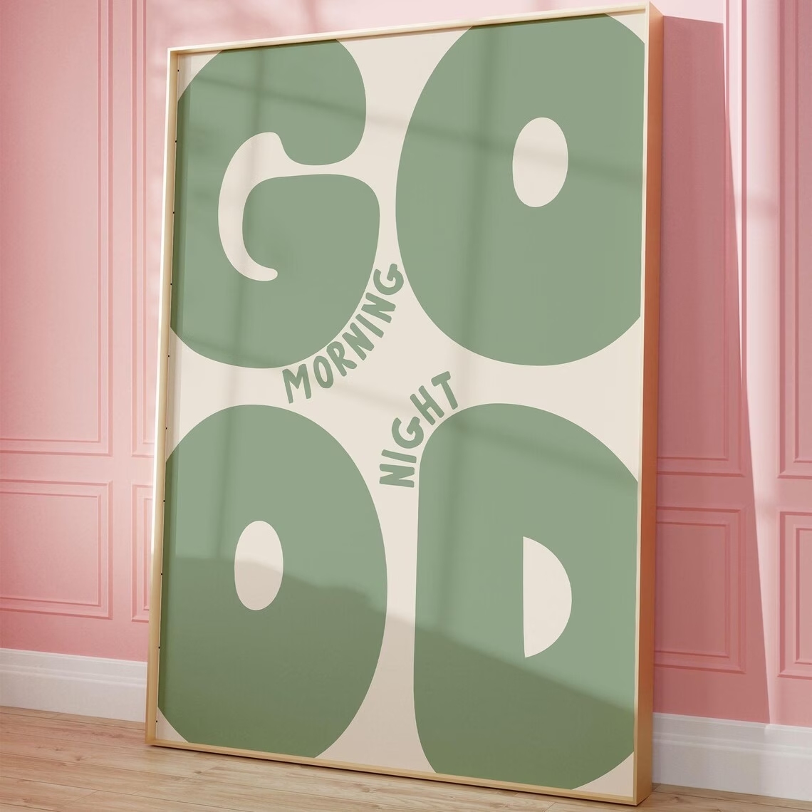 Modern Green Good Morning Good - Home Decor On Wall reseña y precio