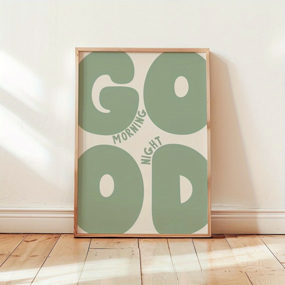 Modern Green Good Morning Good - Home Decor On Wall reseña y precio
