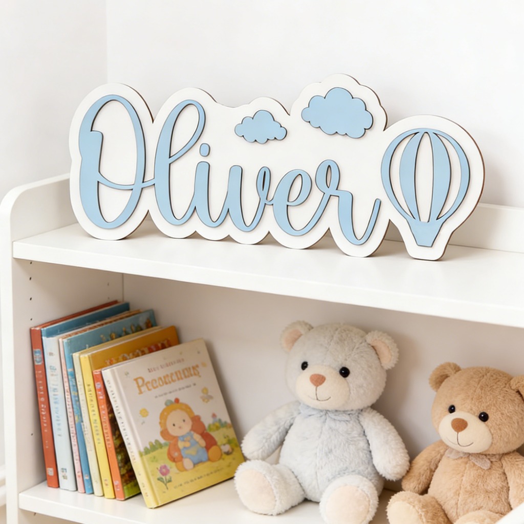 Personalized Custom Wooden Nam - Home Decor Wall Art reseña y precio