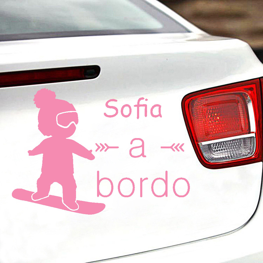 1pc Vinyl baby a bordo colorfu - Home Decor Wall Stickers reseña y precio