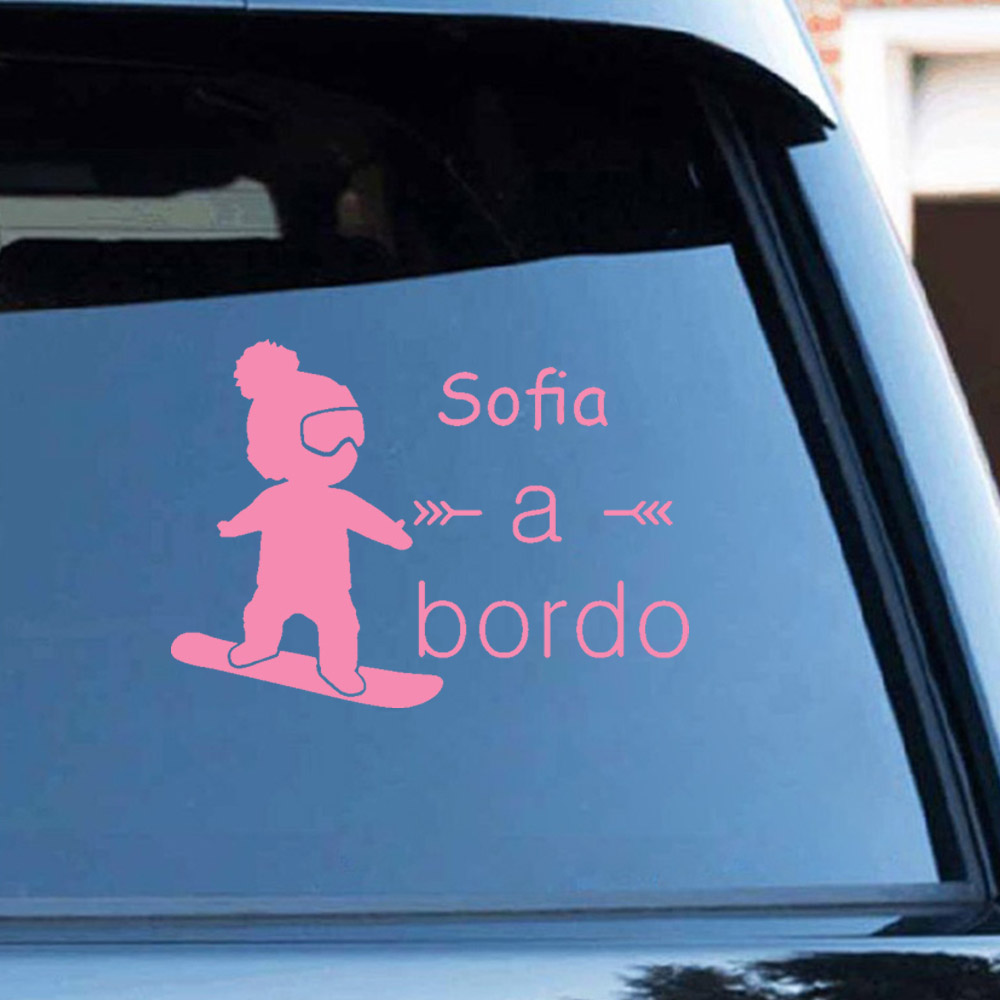 1pc Vinyl baby a bordo colorfu - Home Decor Wall Stickers reseña y precio