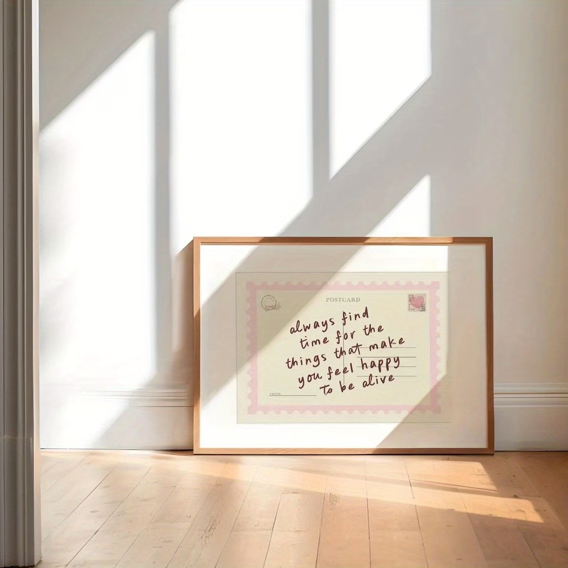 Retro Postcards That Encourage - Home Decor On Wall reseña y precio