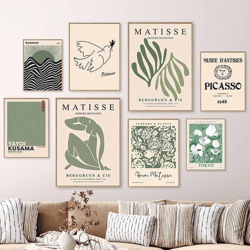Henri Matisse Picasso Posters  - Home Decor Japandi reseña y precio