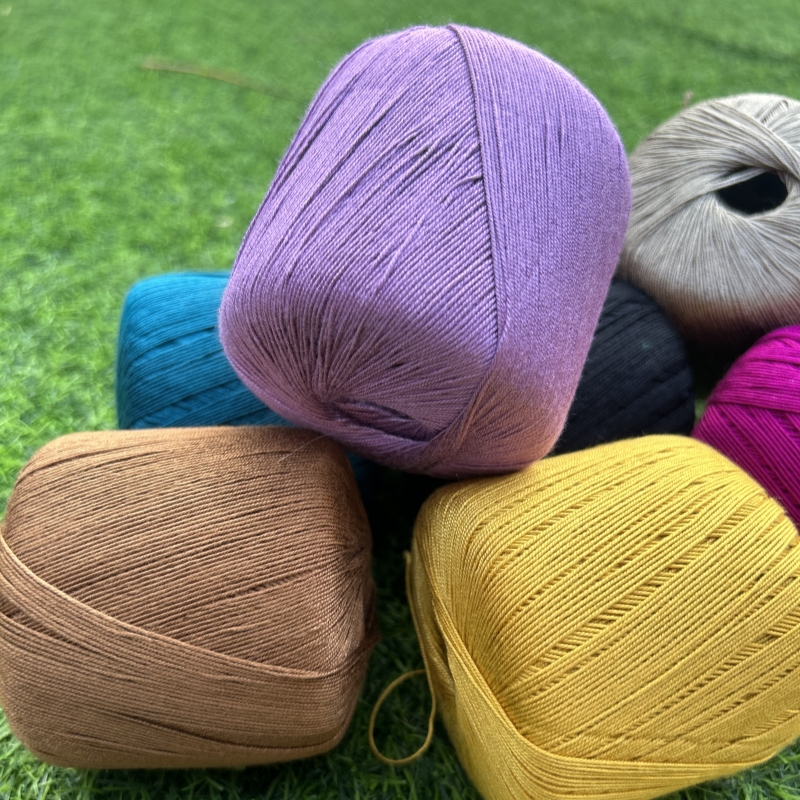 50g Silk Lace Cotton Milk Croc - Yarn Home Decor reseña y precio