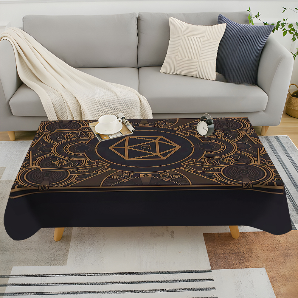 Steampunk Black Golden Gear Pa - Home Decor Gold reseña y precio