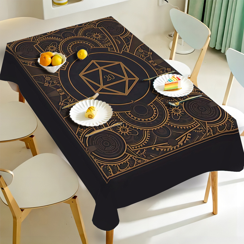 Steampunk Black Golden Gear Pa - Home Decor Gold reseña y precio