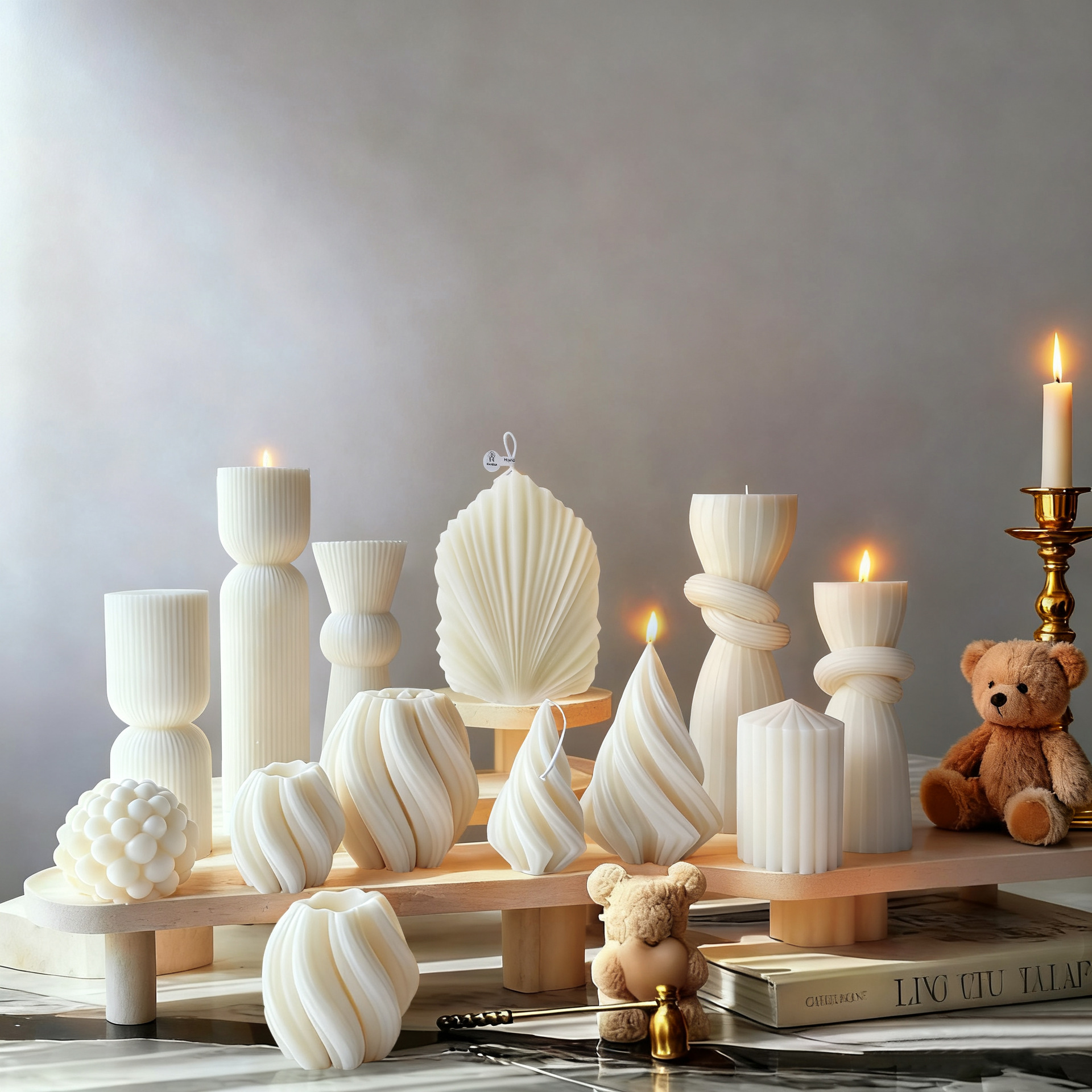 Nordic Minimalist White Scente - Home Decor Japandi reseña y precio