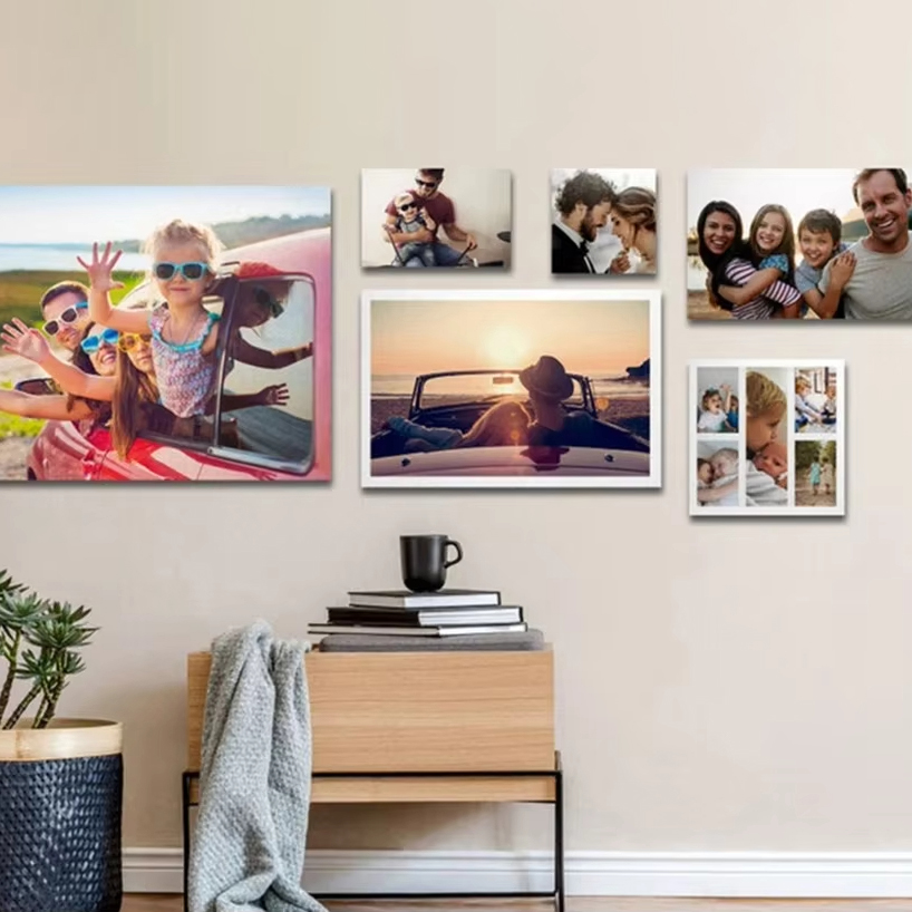 Custom Frameless Photo Canvas  - Home Decor On Wall reseña y precio