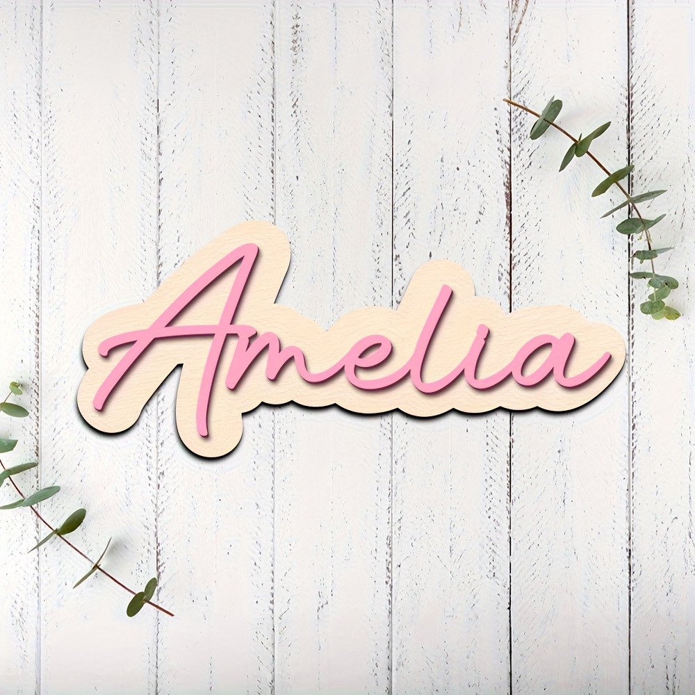 Customizable Double-Layered Wo - Home Decor Wall Art reseña y precio