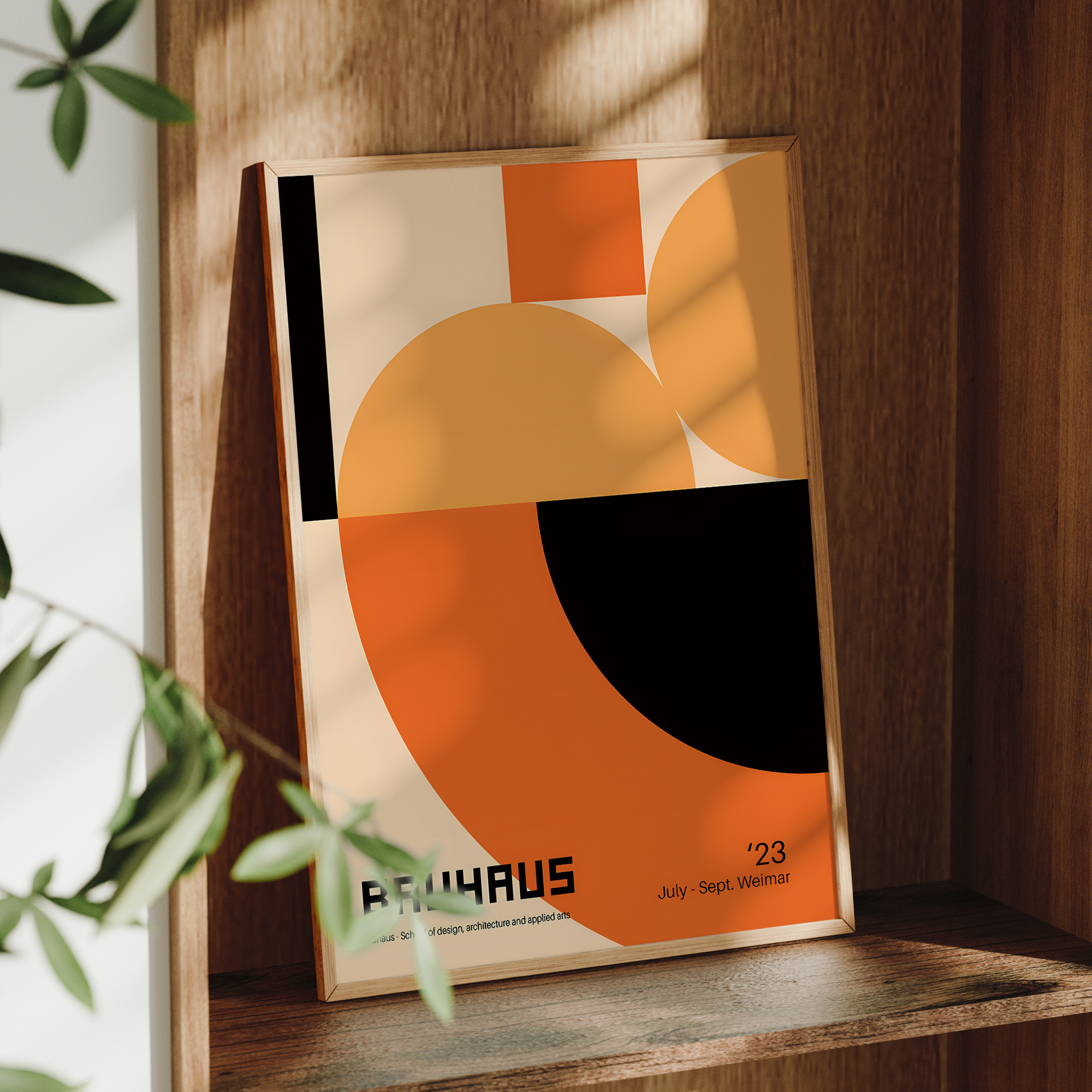 Modern Geometry Bauhaus School - Home Decor On Wall reseña y precio