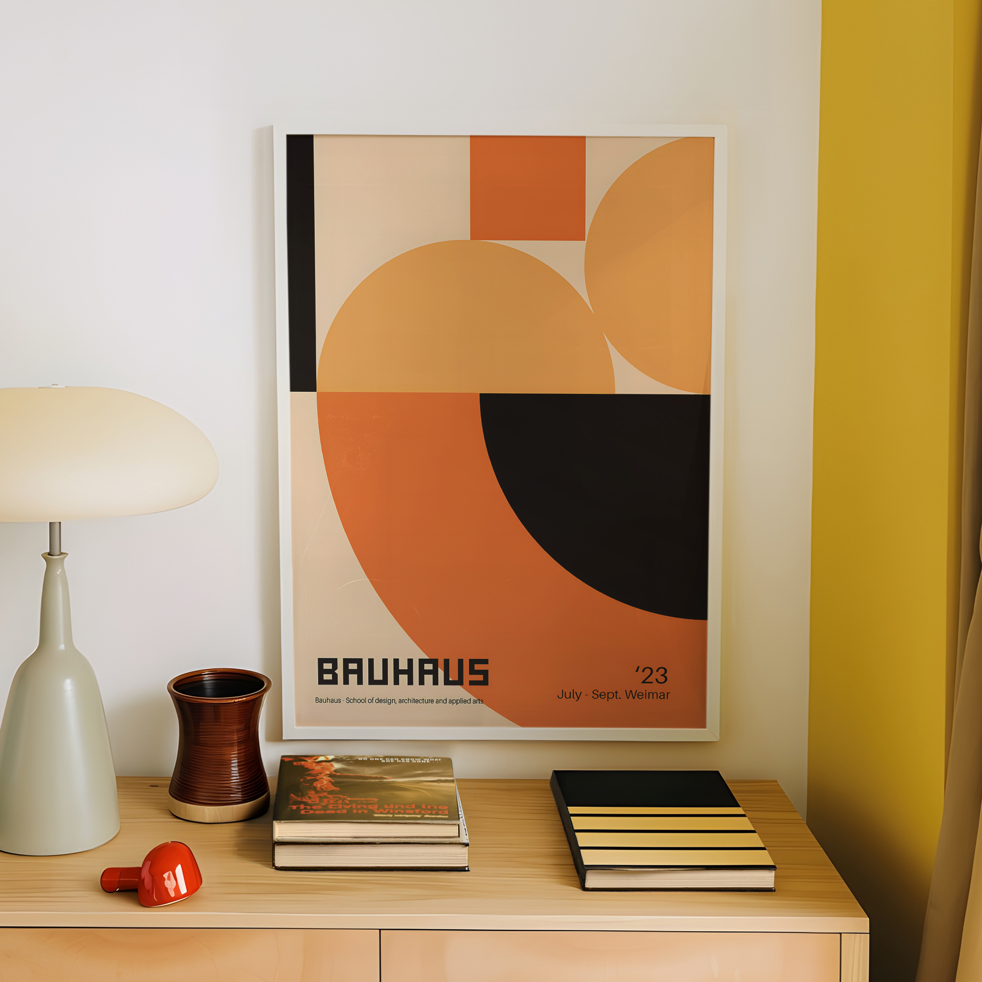 Modern Geometry Bauhaus School - Home Decor On Wall reseña y precio