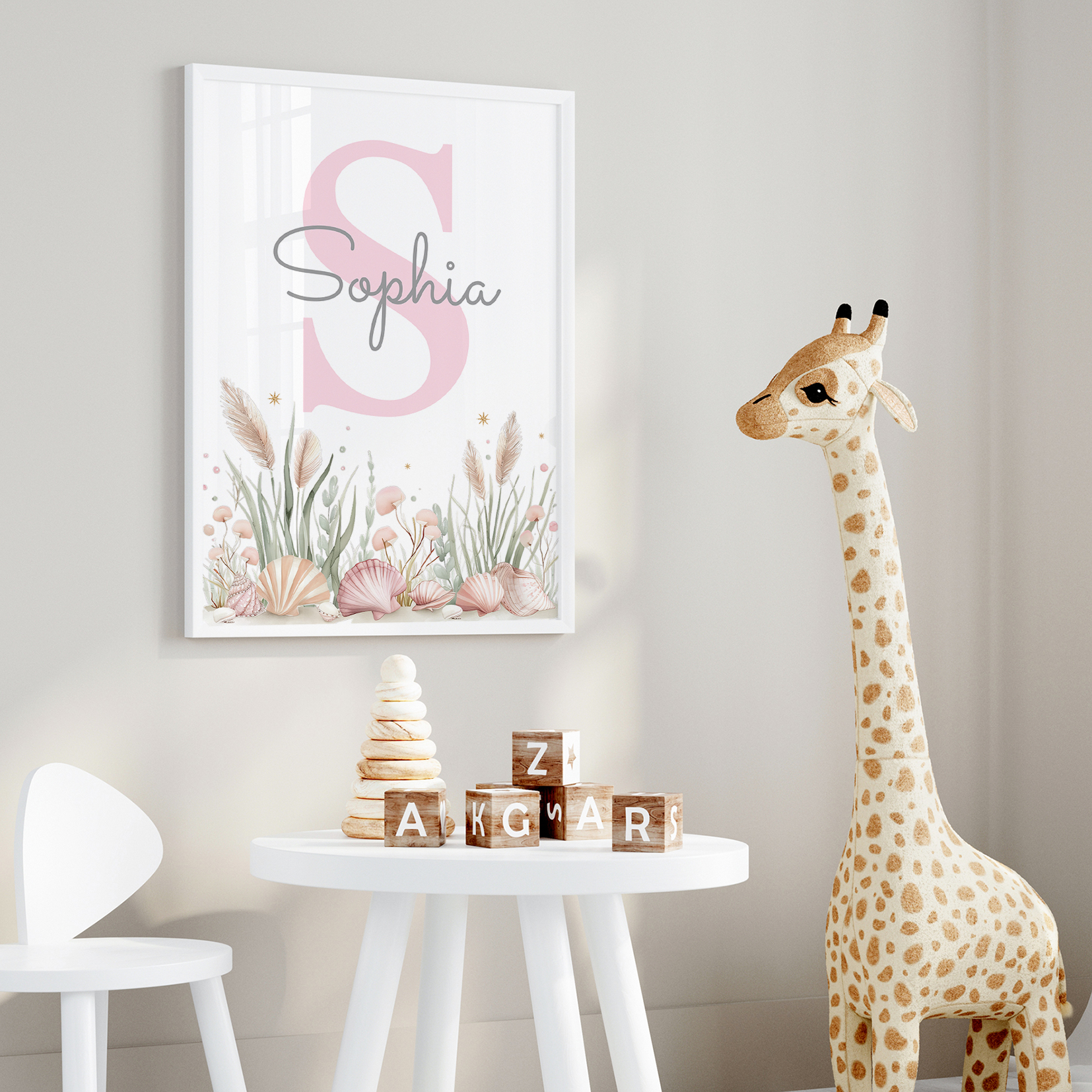 3pcs Personalized Custom Name  - Home Decor On Wall reseña y precio