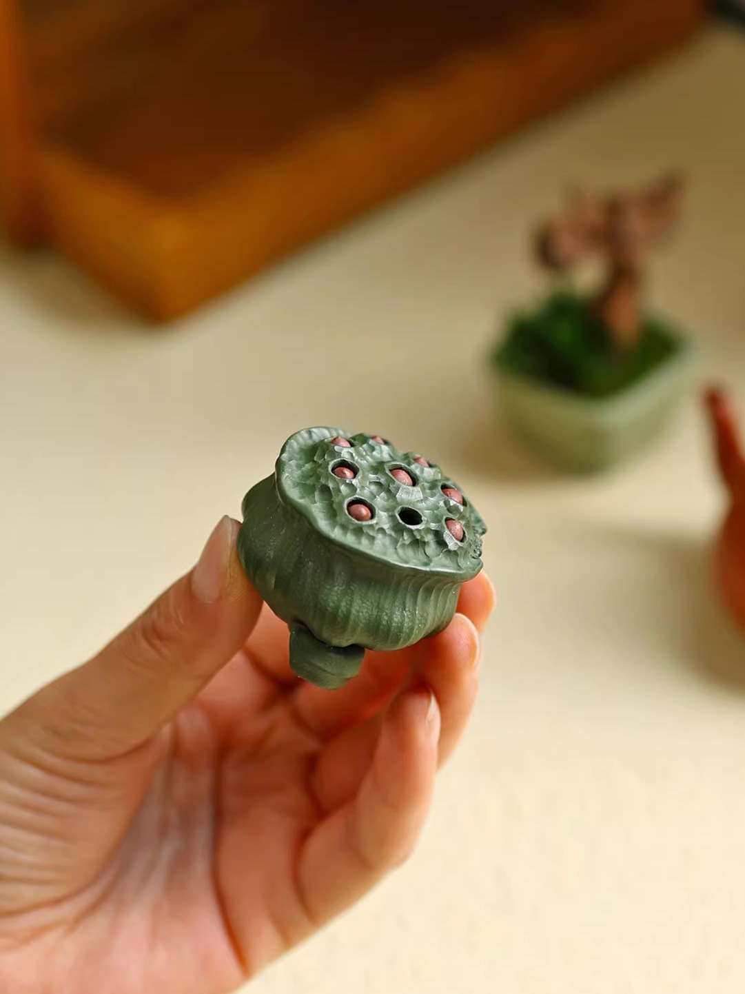 Premium Purple Clay Tea Pet Lo - Home Decor From Clay reseña y precio