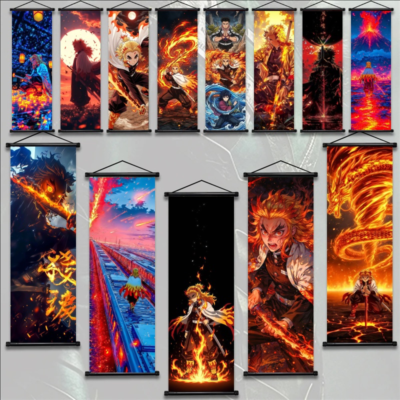 Demon Slayer Kyojuro Rengoku H - Home Decor On Wall reseña y precio