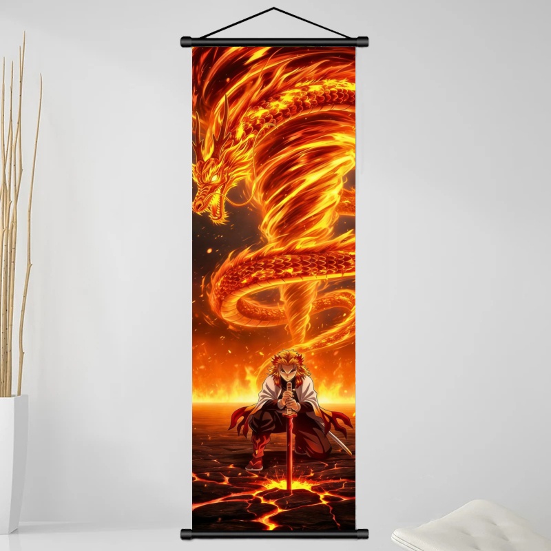 Demon Slayer Kyojuro Rengoku H - Home Decor On Wall reseña y precio