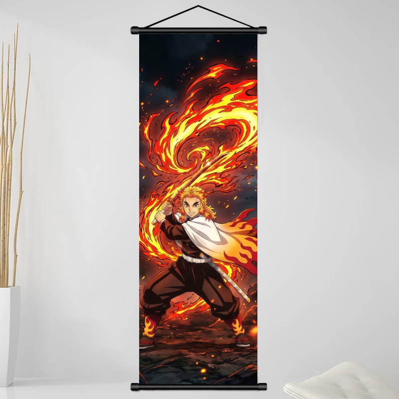 Demon Slayer Kyojuro Rengoku H - Home Decor On Wall reseña y precio