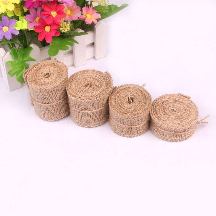 5-30CM natural jute linen fabr - Linen Table Runner reseña y precio