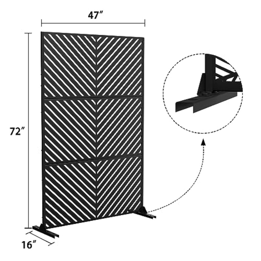 Metal Privacy Screen Outdoor 7 - H&M Home Decor reseña y precio