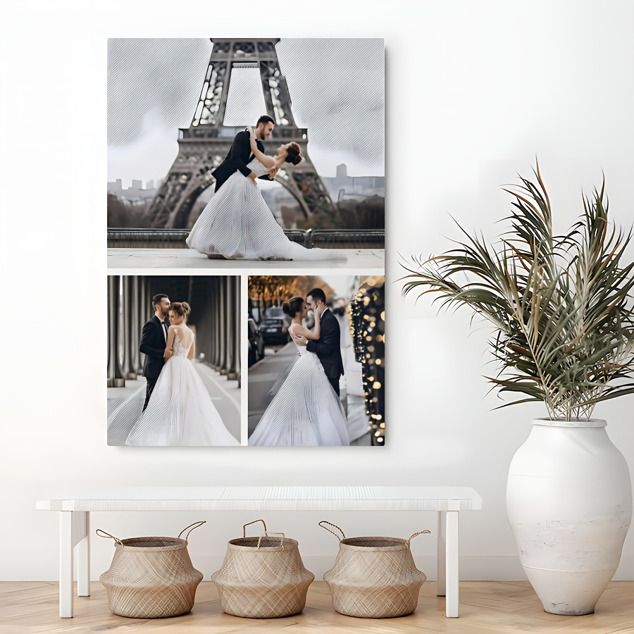 2D flat-1pc Framed Canvas Canv - Home Decor Wall Art reseña y precio