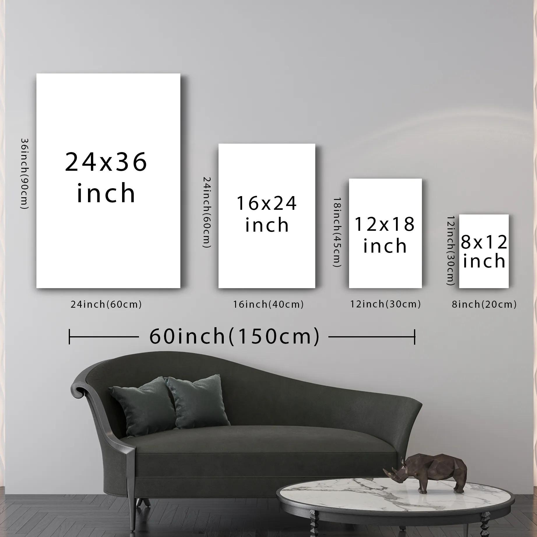 2D flat-1pc Framed Canvas Canv - Home Decor Wall Art reseña y precio