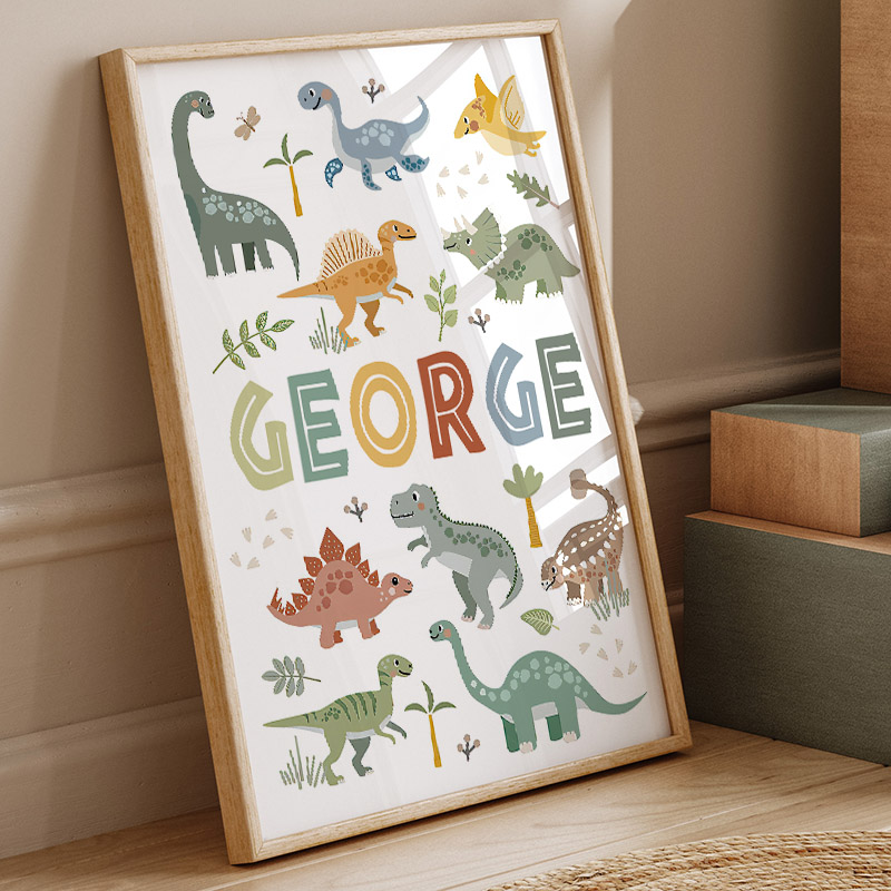 Jurassic Period Dinosaur Wall  - Home Decor Japandi reseña y precio