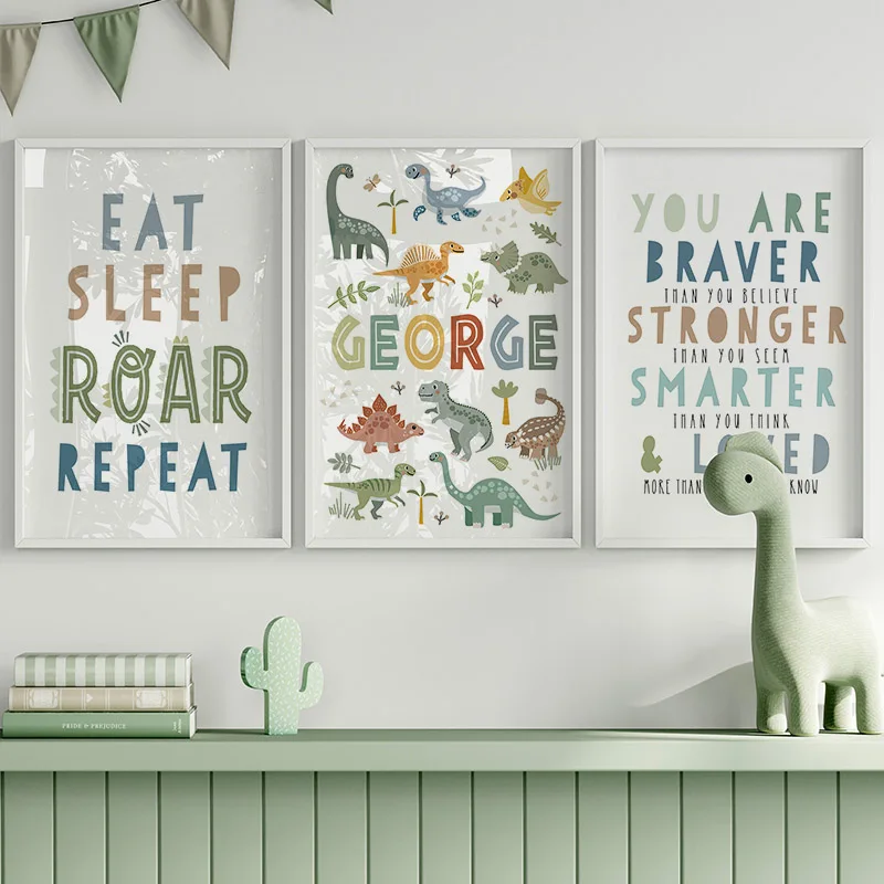 Jurassic Period Dinosaur Wall  - Home Decor Japandi reseña y precio