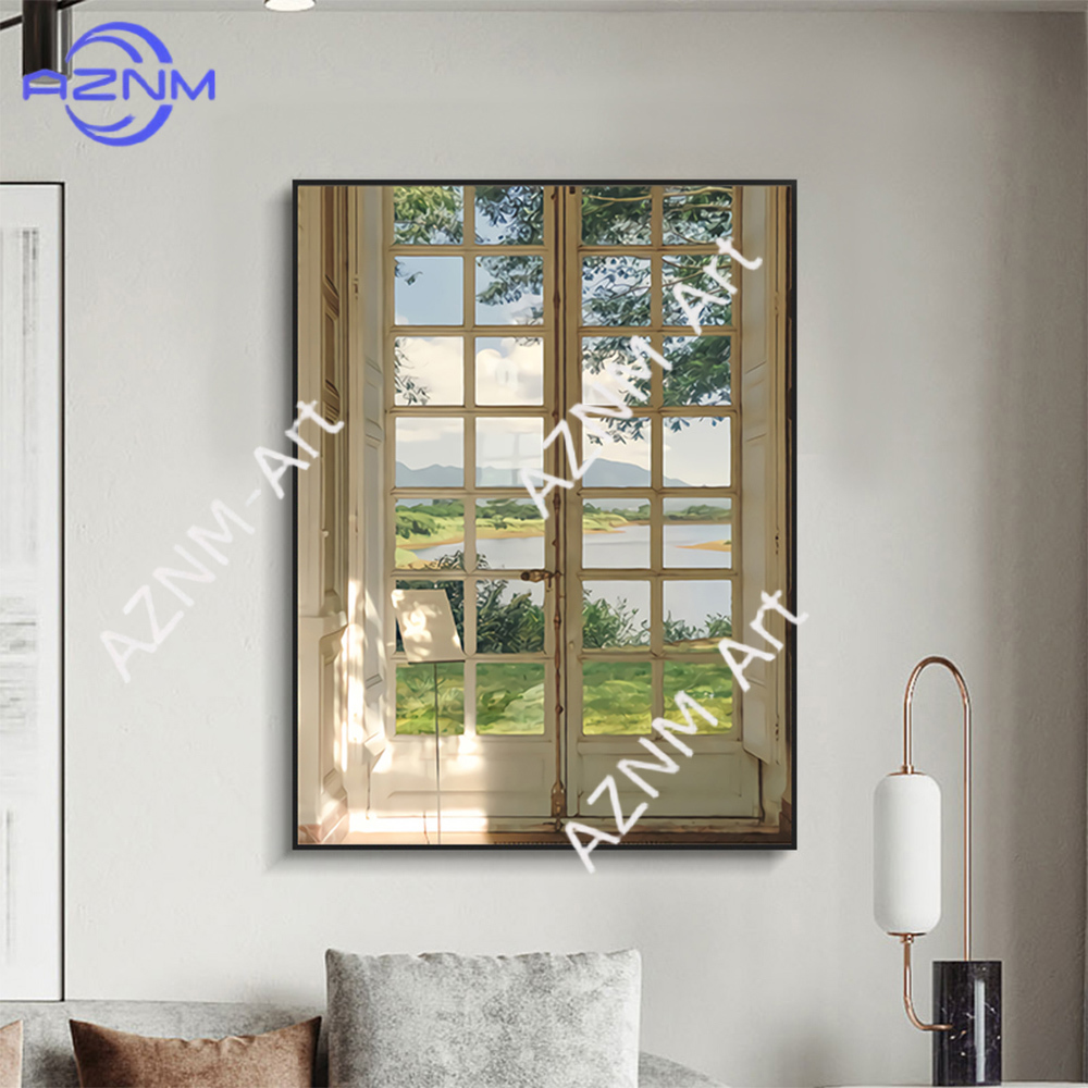 Green Landscapes Windows Wall  - Home Decor Japandi reseña y precio