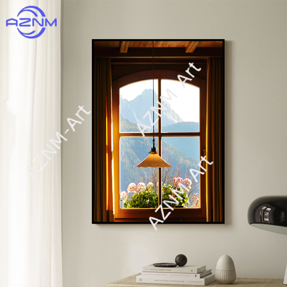 Green Landscapes Windows Wall  - Home Decor Japandi reseña y precio