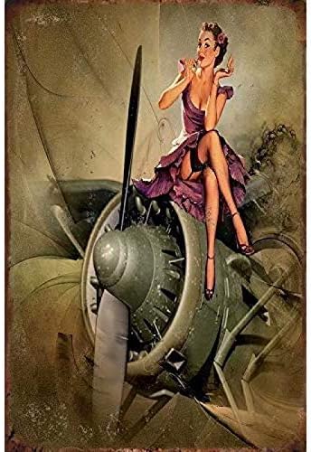 Vintage Tin Sign Military Pin  - Home Decor Wall Panels reseña y precio
