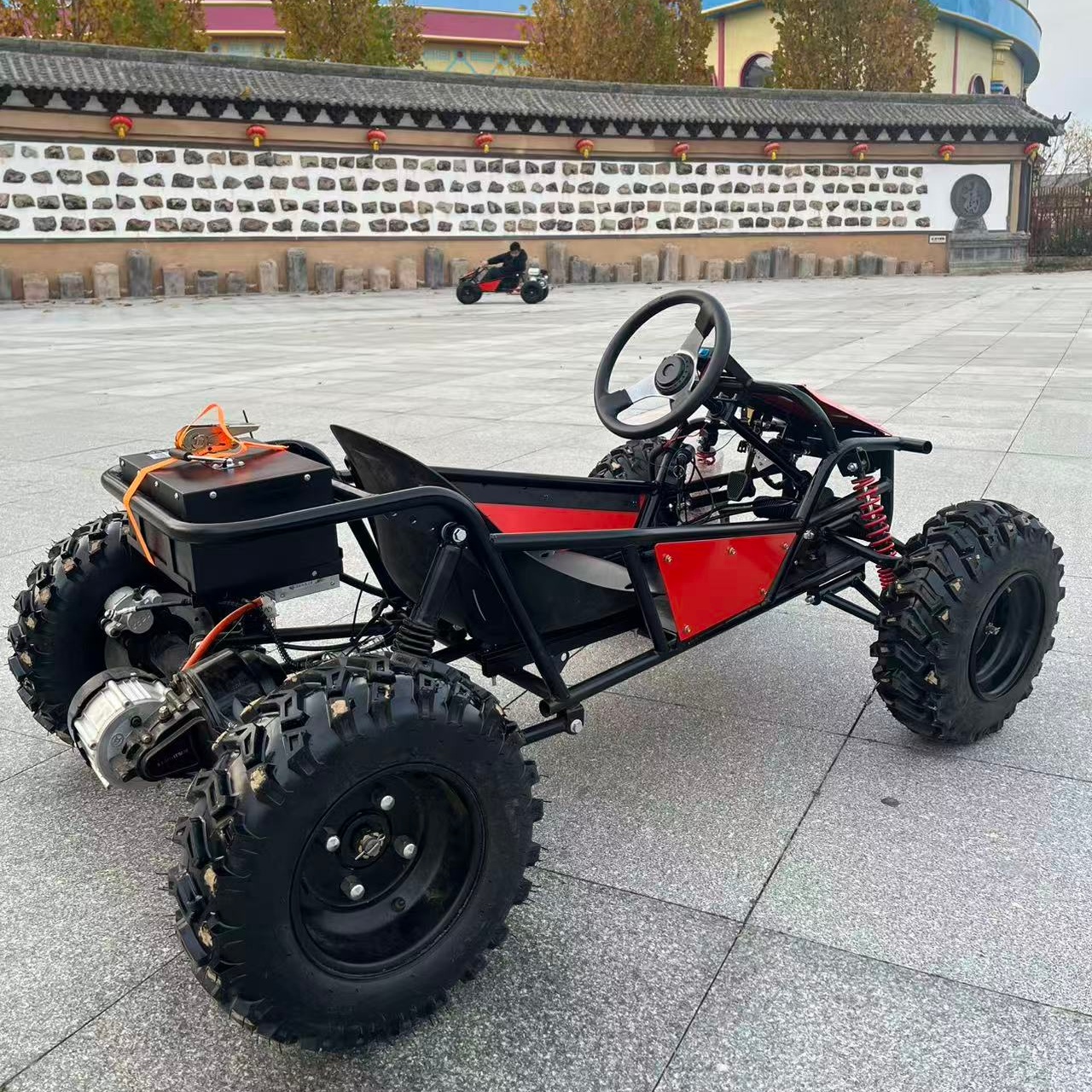 Electric Four Wheel Go Kart 48 - H&M Home Decor reseña y precio