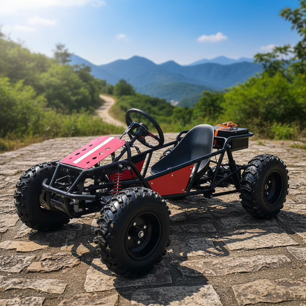 Electric Four Wheel Go Kart 48 - H&M Home Decor reseña y precio