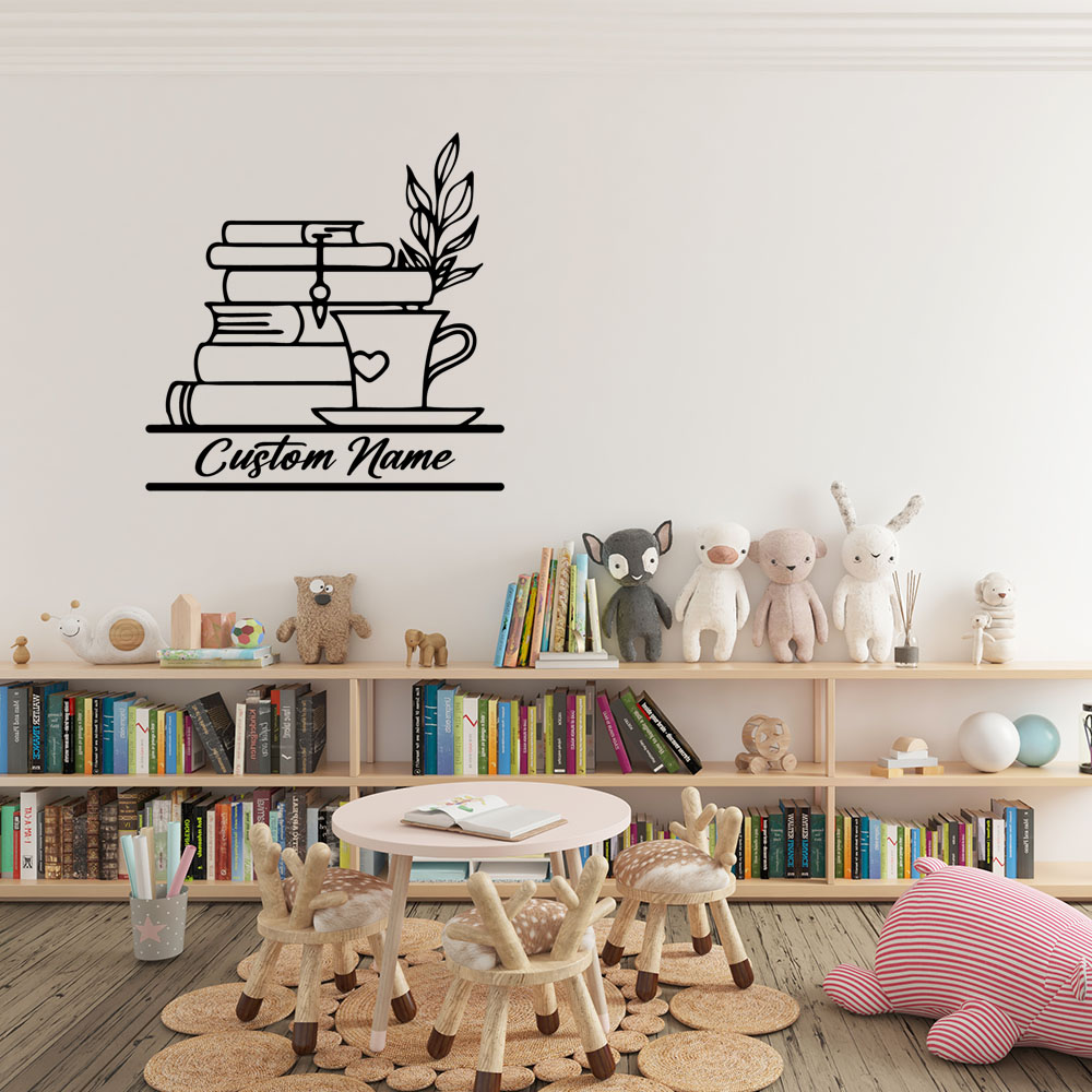 1PC Diy Book Customizable Text - Home Decor Wall Stickers reseña y precio