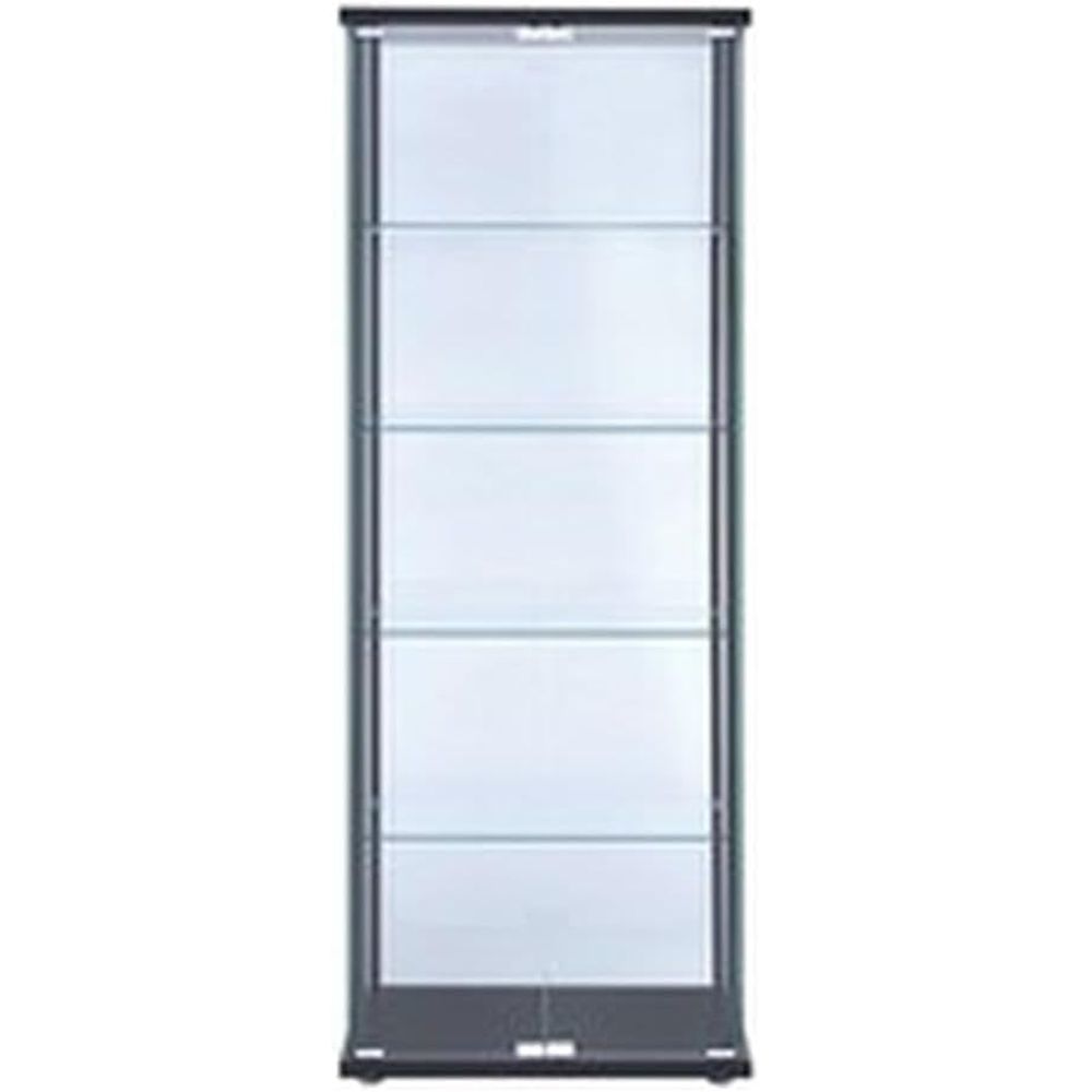 Modern Black Glass Curio Cabin - H&M Home Decor reseña y precio