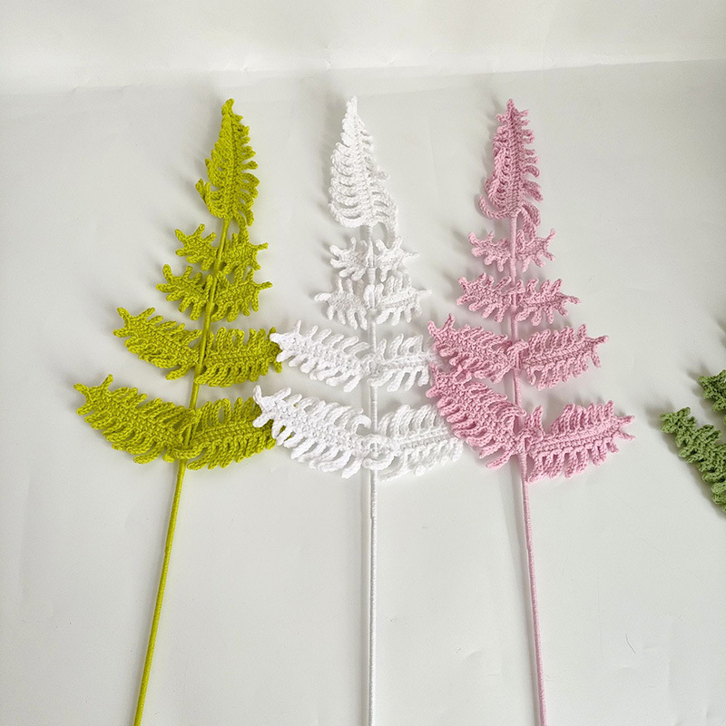 New Flower Bouquet with Fern L - Yarn Home Decor reseña y precio