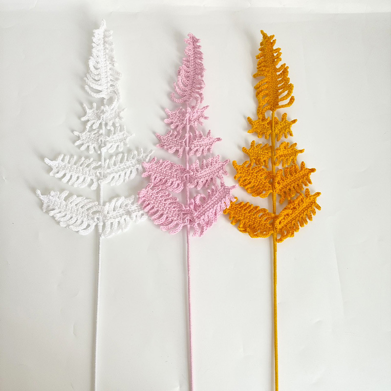 New Flower Bouquet with Fern L - Yarn Home Decor reseña y precio