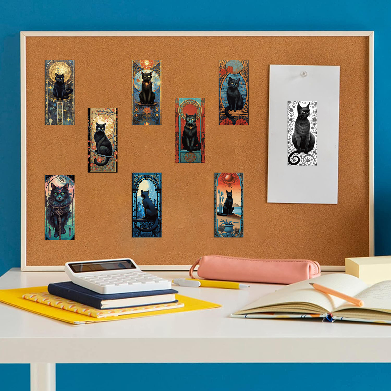 60PCS Dark Gothic Black Cat Ho - Home Decor Wall Panels reseña y precio