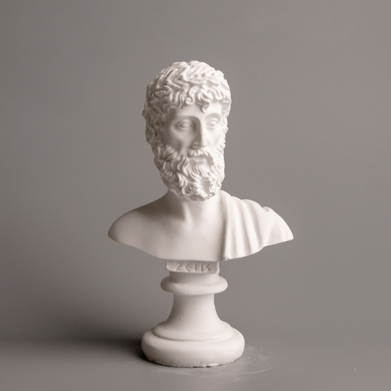 Zeus, a figure from Greek myth - Home Decor From Clay reseña y precio