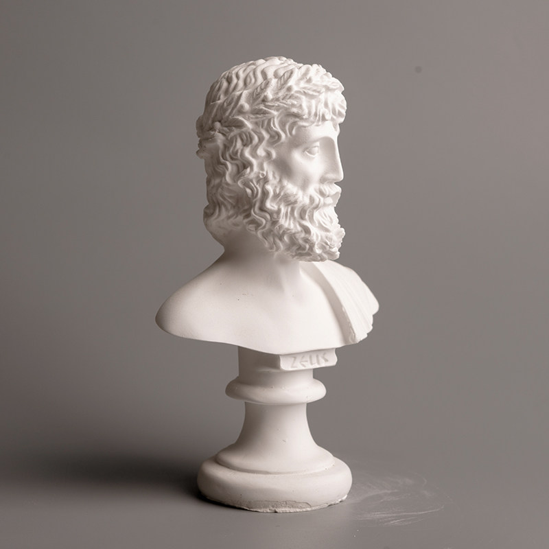 Zeus, a figure from Greek myth - Home Decor From Clay reseña y precio