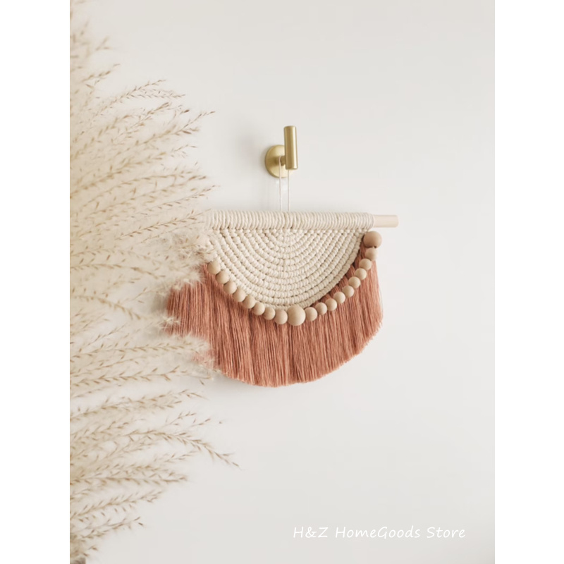 Macrame Wall Hanging Tapestry  - Yarn Home Decor reseña y precio