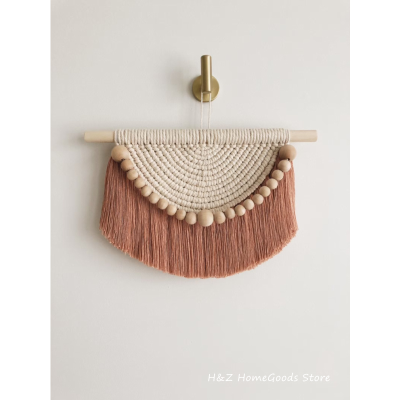 Macrame Wall Hanging Tapestry  - Yarn Home Decor reseña y precio