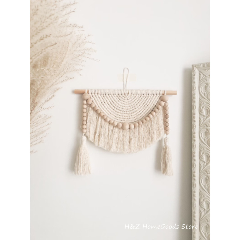Macrame Wall Hanging Tapestry  - Yarn Home Decor reseña y precio