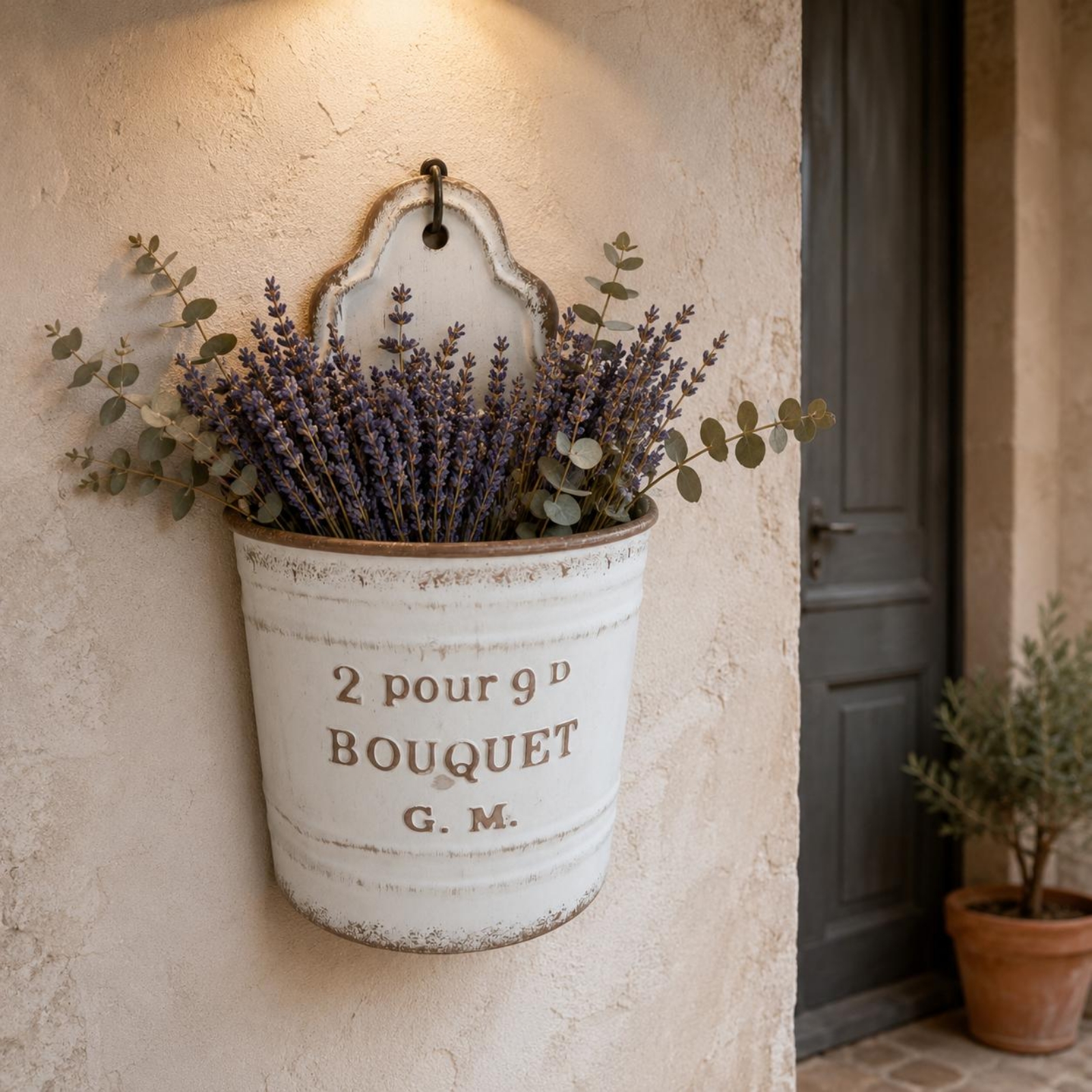 Metal Wall Planter Scalloped B - Home Decor Wall Panels reseña y precio
