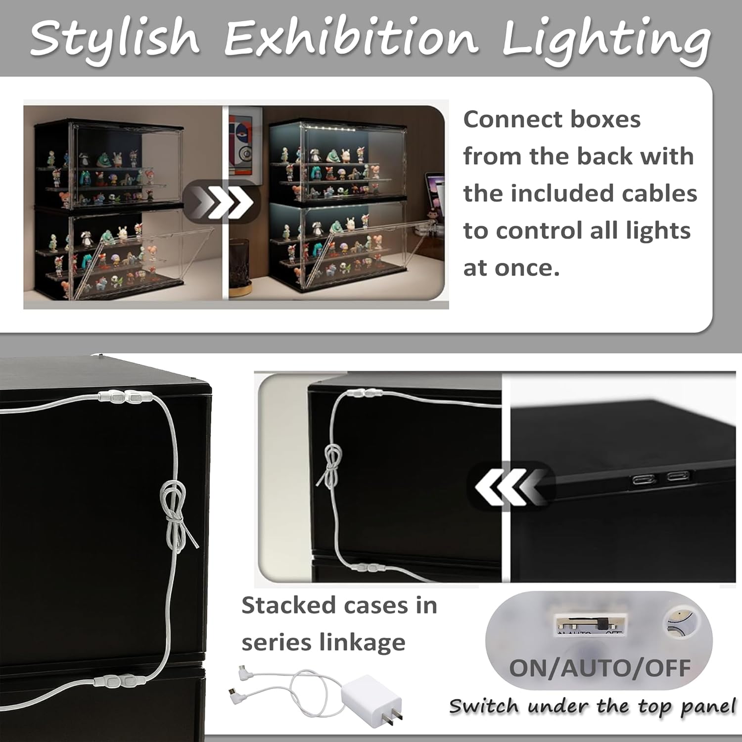 3-Tier Stackable LED Display C - H&M Home Decor reseña y precio